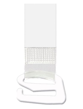 Бретель силиконовая Julimex RT-106 20 мм металлический крючок, Цвет: прозрачный, Размеры: UN