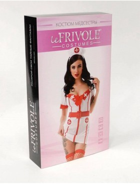 Ролевой костюм медсестры Le Frivole 02196 DOCTOR, Цвет: белый, Размеры: S/M, изображение 3