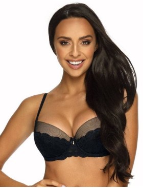 Бюстгальтер балконет пуш-ап MAT BENITA M-3227-11, Цвет: черный, Размеры: 70E