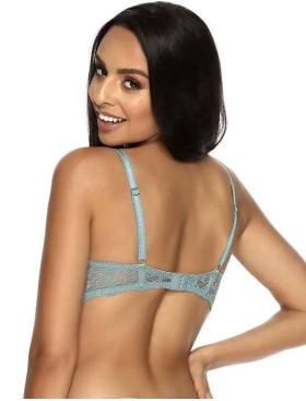 Бюстгальтер балконет пуш-ап MAT MILO M-3210-11 голубой, Цвет: голубой, Размеры: 70B, изображение 2