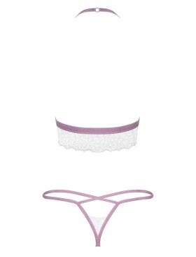 Сексуальный комплект Obsessive LILYANNE SET, Цвет: белый, Размеры: L/XL, изображение 4