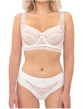 Кружевной мягкий бюстгальтер Primaverina ELEGANCE PN-4381, Цвет: айвори, Размеры: 75D, изображение 3