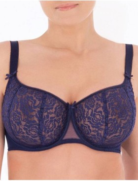 Бюстгальтер балконет мягкий Honey H40-21-L синий сапфир, Цвет: синий сапфир, Размеры: 75H