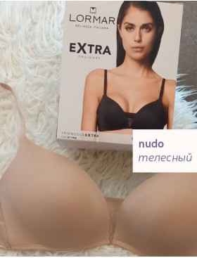 Бюстгальтер триангул планж без косточек Lormar TRIANGOLO EXTRA nudo, Цвет: nudo (телесный), Размеры: 75B, изображение 4