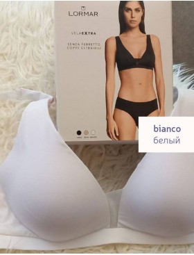 Бюстгальтер бралетт Lormar Vela EXTRA bianco, Цвет: bianco (белый), Размеры: 70B, изображение 7
