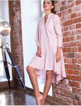 Платье домашнее хлопковое Mia-Mia CINDY 16275 розовый, Цвет: розовый, Размеры: XL