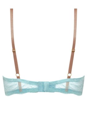 Бюстгальтер балконет пуш-ап Nipplex HELADIA P-UP, Цвет: бирюза, Размеры: 75C, изображение 6