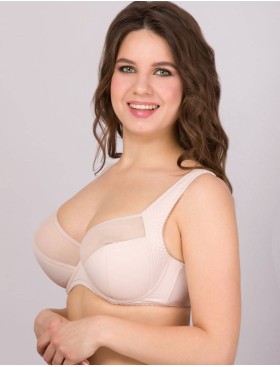 Бюстгальтер полумягкий с подкроем Novella 152 серебристый пион, Цвет: серебристый пион, Размеры: 90H, изображение 5