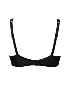 Хлопковый бюстгальтер без каркасов Sielei NATURAL COTTON 1450 nero, Цвет: nero (черный), Размеры: 70B, изображение 3