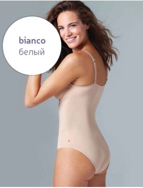 Моделирующее боди с мягкой чашкой Sollievo SARA bianco, Цвет: bianco (белый), Размеры: 85C, изображение 2