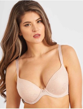 Бюстгальтер балконет с гелевым пуш-ап VOVA APHELIA V68533 серебристый пион, Цвет: серебристый пион, Размеры: 70E, изображение 3