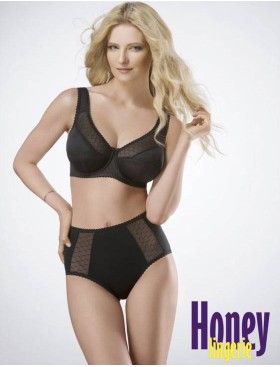 Бюстгальтер мягкий с бретелями повышенного комфорта Honey H26-15-L черный, Цвет: черный, Размеры: 80D, изображение 5