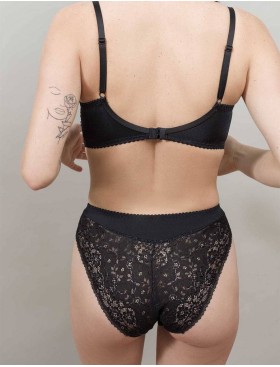 Трусы слипы Lina A 4990 черный, Цвет: черный, Размеры: M, изображение 4