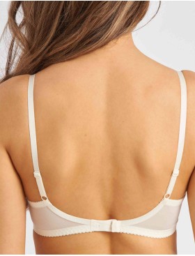 Бюстгальтер с мягкими кружевными чашками Lina A 6010 молоко, Цвет: молоко, Размеры: 70D, изображение 2