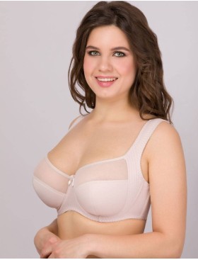 Бюстгальтер полумягкий с подкроем Lina A 6016 серебристый пион, Цвет: серебристый пион, Размеры: 95E, изображение 6