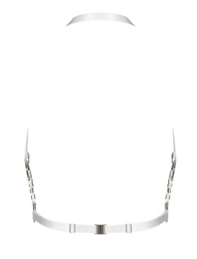 Эротическая портупея на грудь Obsessive A759, Цвет: белый, Размеры: S/M/L, изображение 4