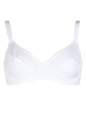 Гладкий мягкий бюстгальтер Sielei PLUS 2542 bianco, Цвет: bianco, Размеры: 95C, изображение 4