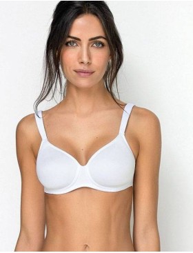 Гладкий формованный бюстгальтер балконет Sielei PLUS 2552, Цвета: cipria, Размеры: 85C