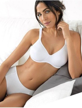 Гладкий формованный бюстгальтер балконет Sielei PLUS 2552, Цвета: cipria, Размеры: 85C, изображение 4