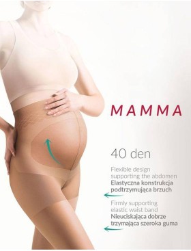 Колготки для беременных Gabriella 109 MAMMA 40 den телесный, Цвет: телесный, Размеры: 4