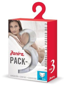 Хлопковые трусы Janira PACK-3 BRISLIP ESENCIAL 1031184 в наборе (3шт) dune, Цвет: dune (песочный), Размеры: XL, изображение 2