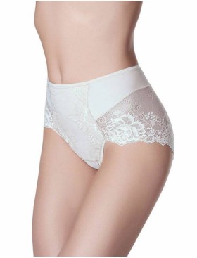 Высокие трусы слипы с танга эффектом Janira CAREY GRETA 1031447 blanco, Цвет: blanco (белый), Размеры: M