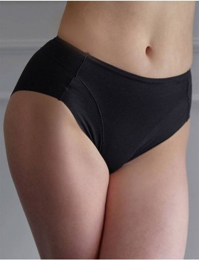 Хлопковые трусы-миди с утяжкой Janira SHAPE COTTON BAND 1032076 negro, Цвет: negro (черный), Размеры: XL