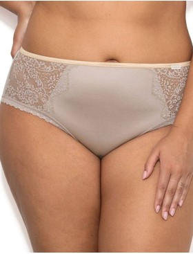 Трусы слипы миди Nipplex GALINA FIGI, Цвет: мокка, Размеры: XL