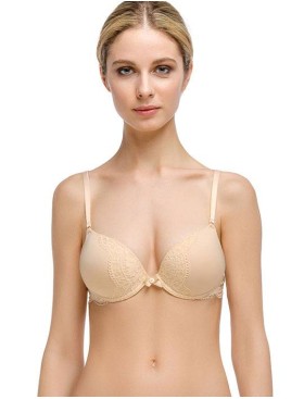 Бюстгальтер с гелевым пуш-ап Mioocchi MADLEN 7730 cipria, Цвет: cipria (пудровый), Размеры: 65C