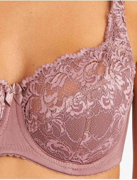 Бюстгальтер полумягкий Simona M 900 кофейно-розовый, Цвет: кофейно-розовый, Размеры: 75H, изображение 3
