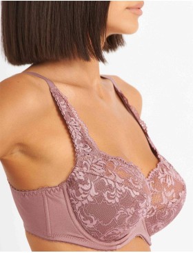 Бюстгальтер полумягкий Simona M 900 кофейно-розовый, Цвет: кофейно-розовый, Размеры: 75H, изображение 5