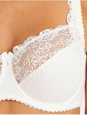 Бюстгальтер полумягкий Simona M 900 молоко, Цвет: молоко, Размеры: 75H, изображение 3