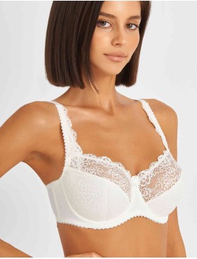 Бюстгальтер полумягкий Simona M 900 молоко, Цвет: молоко, Размеры: 75H, изображение 4