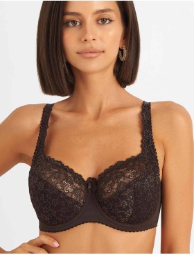 Бюстгальтер полумягкий Simona M 900 шоколад, Цвет: шоколад, Размеры: 75H, изображение 4