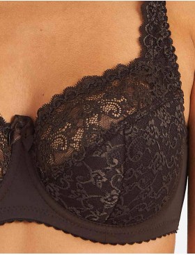 Бюстгальтер полумягкий Simona M 900 шоколад, Цвет: шоколад, Размеры: 75H, изображение 3