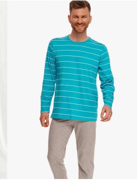 Мужская пижама Taro 2639/2640 HARRY бирюзовый/серый, Цвет: бирюзовый/серый, Размеры: L, изображение 2