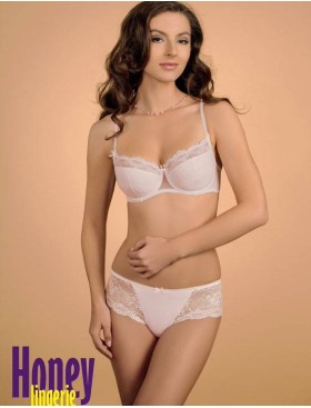 Бюстгальтер балконет Honey H05-14-L крем-брюле, Цвет: крем-брюле, Размеры: 75B, изображение 4