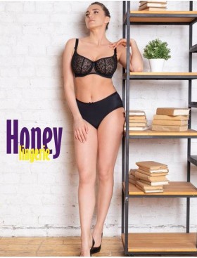 Бюстгальтер балконет мягкий Honey H40-21-L черный, Цвет: черный, Размеры: 65F, изображение 3