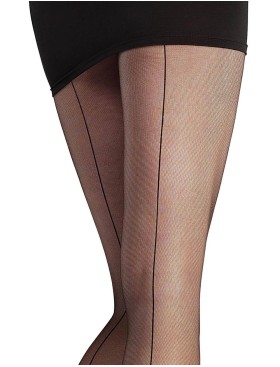 Колготки со швом Marilyn FLORES 516 20 den чёрный, Цвет: чёрный, Размеры: 2, изображение 2