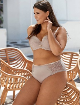 Бюстгальтер балконет Nipplex GALINA U, Цвет: мокка, Размеры: 75E, изображение 4