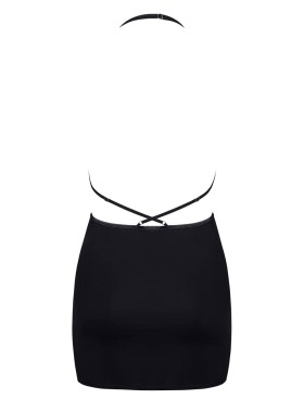 Сексуальная сорочка с трусиками Obsessive CANNDIS CHEMISE, Цвет: черный, Размеры: L/XL, изображение 4