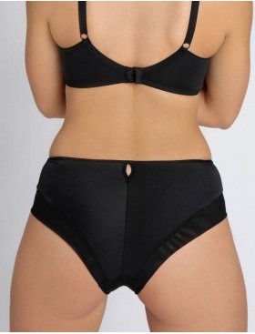 Высокие трусы бразилиана Subtille CHARLOTTE braz черный, Цвет: черный, Размеры: S, изображение 2