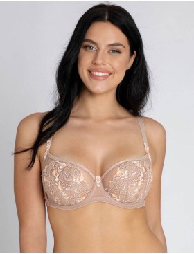 Бюстгальтер балконет мягкий Subtille KELLY MOCCA soft balkonette, Цвет: мокка, Размеры: 70G, изображение 3