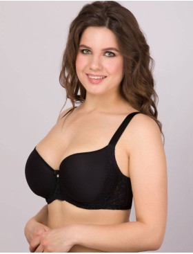 Бюстгальтер спейсер VOVA PAOLA V48424 черный, Цвет: черный, Размеры: 90F, изображение 5