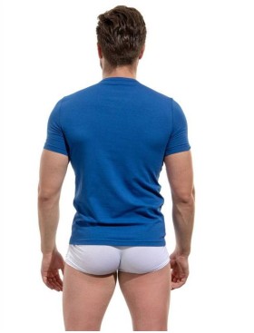 Футболка с треугольным вырезом Jolidon M17BL blue, Цвет: blue (синий), Размеры: M, изображение 2