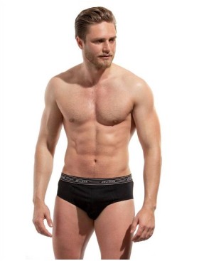 Трусы слипы мужские хлопок Jolidon N282BL black, Цвет: black (черный), Размеры: 3XL