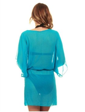 Пляжная туника Jolidon RFQ27 голубой, Цвет: голубой, Размеры: S, изображение 2