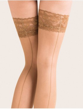 Чулки со швом Gabriella 203 CALZE LINETTE телесный, Цвет: телесный, Размеры: 1/2