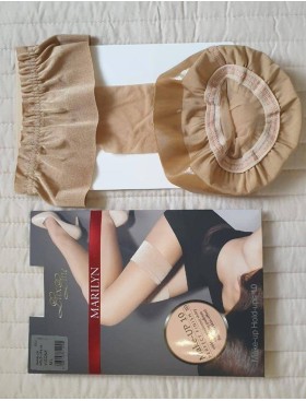 Чулки Marilyn MAKE-UP HOLD-UPS 10 den LUX LINE телесный, Цвет: телесный, Размеры: 3/4, изображение 4