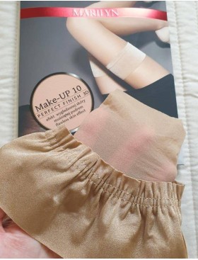 Чулки Marilyn MAKE-UP HOLD-UPS 10 den LUX LINE телесный, Цвет: телесный, Размеры: 3/4, изображение 3